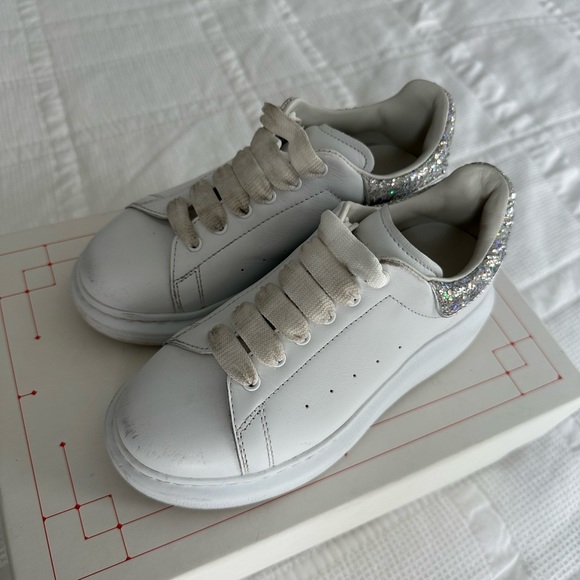 Kids Alexander McQueen glitter- sz 12 - Picture 4 of 7